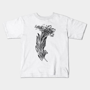 Feathers and Birds Kids T-Shirt